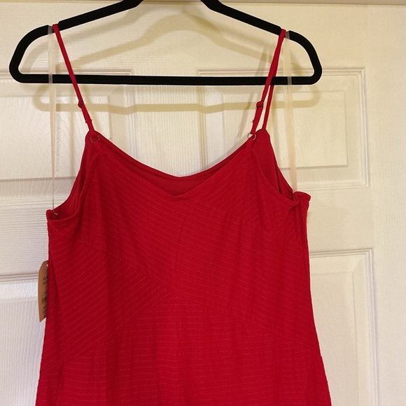 NWT Faded Glory Red Spaghetti Strap Maxi Dress Size Extra Large - Picture 5 of 10